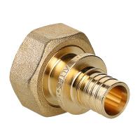 Фитинг аксиальный– Соединитель с накидной гайкой EUROCONUS 16(2,2)x3/4"вн.р VALTEC VTm.422.EBG.00160