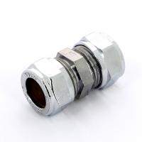 Муфта Хромированная 18  х 18    TIEMME обжим