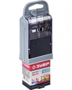 Набор сверел по мет. ЗУБР "'МАСТЕР"Супербокс,Сталь Р6М5,угол заточки 118 7 шт.уп