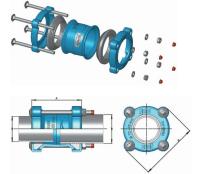 Муфта чугунная GEBO UniSolid PN16 50 гр. Уникап KMS DN 50 (59-73)
