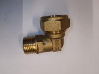 Угол 20х3/4" Наружная резьба, латунь  LAVITA