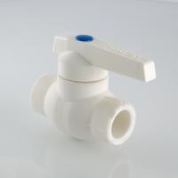 Кран PPR шаровый DN 32 мм VALTEC с латунной обоймой, полипропиленовый  VTp.744.0.032