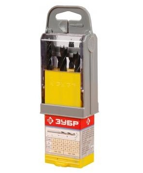 Набор сверел по дер. для шуруповерта ЗУБР "ЭКСПЕРТ" КОРОНА,Супербокс,М-образная заточка 7 шт.уп.