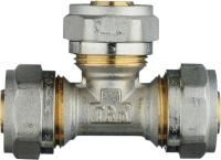 Фитинг обжимной для металлопластиковой трубы Тройник  26 x 26 x 26 