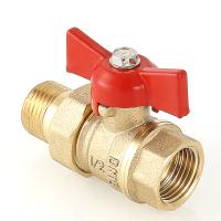 Кран шар. СТАНДАРТ с полусгоном 3/4", вн.-нар. (PN40) VALTEC VT.127.GN.05