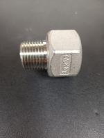 Переходник резьбовой вр/нр 2"х1" AISI 304 из нержавеющей стали