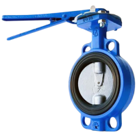 Затвор дисковый межфланцевый DN 150 (6"), PN16, диск-нерж. сталь с двухсторонним пневмоприводом AT92