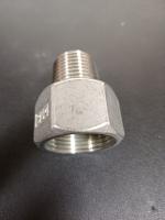 Переходник резьбовой вр/нр 3/4"х1/2" AISI 304 из нержавеющей стали