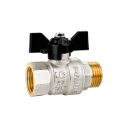 DN 3/4" шаровый кран LD pride В-Н бабочка Артикул: LD 47.302.20