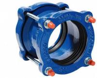 Муфта соединительная (ДРК) DN 400 ( OD 418-435 )  AquaTrade  АТ 07 для труб сталь-чугун