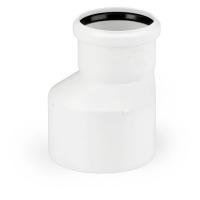 Переход DN 160 х 110 мм   REHAU Raupiano Plus (Цвет Белый) Бутылка                    11240391001