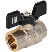 SVB-0002-200015 STOUT Кран шаровой полнопроходной, ВР/ВР, ручка бабочка 1/2"