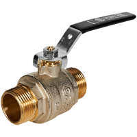 SVB-0005-200020 STOUT Кран шаровой полнопроходной, НР/НР, ручка рычаг 3/4"