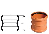 Муфта KGMM двухраструбная DN200мм                        НАРУЖНЯЯ              