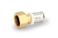 Соединитель с накидной гайкой пресс В 26 x 1" (Прокладка) внутренняя резьба UNI-FITT 714G8400