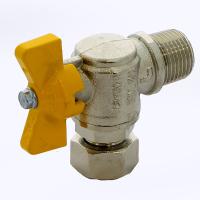 Газовый шаровый кран угловой БАБОЧКА 1/2'' ITAP BERLIN нар-внутр. резьба