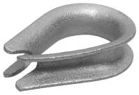 Коуш оцинкованный DIN 6899 5 мм,2 шт.уп.