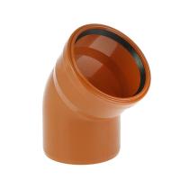 Отвод KGB 15° однораструбный DN110мм                   НАРУЖНЯЯ       