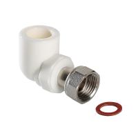 Угольник PPR с накидной гайкой 20х1/2" VALTEC  полипропиленовый VTp.758.0.02004