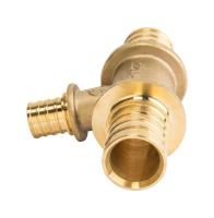 Тройник 25х25х20 аксиальный надвижной STOUT  для труб  PE-Xa/EVOH и  PE-Xc/Al/PE-Xc SFA-0014-252520