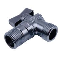 Кран шаровый угловой  1/2" х 1/2" наружная - наружная резьба  TIEMME 2950018 / 2950N0404