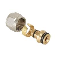 Соединитель коллекторный обжимной для м./п. трубы 16 (2,0) х 1/2" VTc.710.N.1604 VALTEC