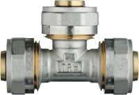 Фитинг обжимной для металлопластиковой трубы Тройник  20 x 20 x 20 