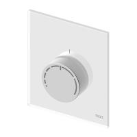 Стеклянная лицевая панель для регулировочного узла RTL box, белая 77470021