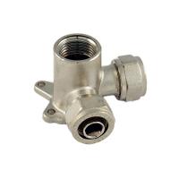 Водорозетка 20*1/2" двухплоскостная (обжим) Tiemme                             1600106 / 1626N200420