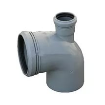 Отвод DN 110x50х87 верхний ( прямой ) (Цвет Серый)    115120
