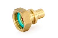 Соединитель аксиальная-В 20 x 3/4" с накидной гайкой, плоской прокладкой UNI-FITT 754G7300