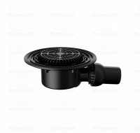 Воронка кровельная VB 520.0 F горизонтальный шарнирный выпуск DN50 без фланца, плоский листвоуловите