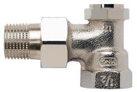 Клапан запорный настраиваемый угловой Verafix-E PN10 130° DN15 (1/2″) Buderus 7738306452