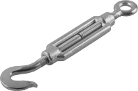 Талреп оцинкованный,кованая натяжная муфта (КРЮК-КОЛЬЦО) DIN 1480 М10 , 1 шт.уп.