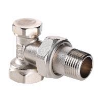 Клапан НАСТРОЕЧНЫЙ  угловой  1/2"  со сгоном. Резьба внутренняя - наружная VALTEC