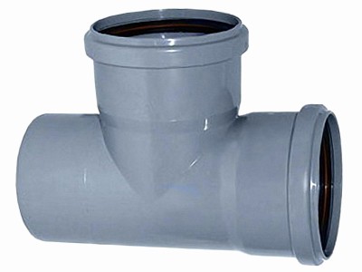 Тройник DN 110x90мм  HTEA Ostendorf (Цвет Серый)          115400