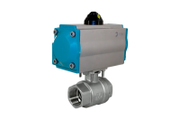 Кран шаровый муфтовый 3/4", AISI304 вн-вн резьба с электроприводом DC 12V (C-01), (2PC)