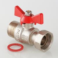 Кран шаровой с накидной гайкой 1/2" вн.-нар. VALTEC VT.260.N.0404
