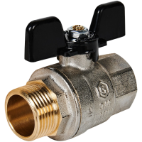 SVB-0004-200020 STOUT Кран шаровой полнопроходной, ВР/НР, ручка бабочка 3/4"