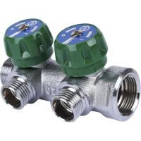 Коллектор хромированный 3/4" х 2 х 1/2" SMB-6850-341202 STOUT