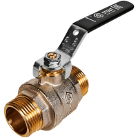SVB-0005-200025 STOUT Кран шаровой полнопроходной, НР/НР, ручка рычаг 1"