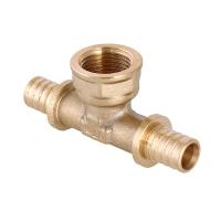 Фитинг аксиальный – Тройник надвижной  вн. резьба 20(2,8)x1/2"х20(2,8) VALTEC VTm.432.BG.200420