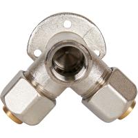 Тройник настенный с креплением STOUT 1/2"x20x20                                      SFS-0014-001220