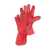 Краги спилковые КРАСНЫЕ, FOXWELD