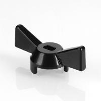 Ручка VALTEC для крана 1/2" черная (бабочка) PERFECT  VT.320.B.04