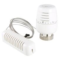 Термоголовка с выносным настенным датчиком, диап. регул-ки 6,5 - 28°C, жидкостная VALTEC VT.5010.0.0