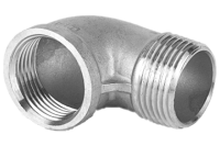 Угол резьбовой вр/нр DN 100 (4") AISI 304 из нержавеющей стали