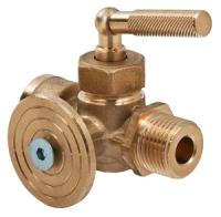 Кран для маном. трехход. с фланцем 1/2" OR.1808.04