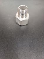 Переходник резьбовой вр/нр 1/2"х3/8" AISI 304 из нержавеющей стали