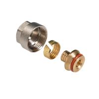 Евроконус для пластиковой ( полиэтиленовой ) трубы 16 (2,0) мм х 3/4"  VT.4410.NVE.16 VALTEC